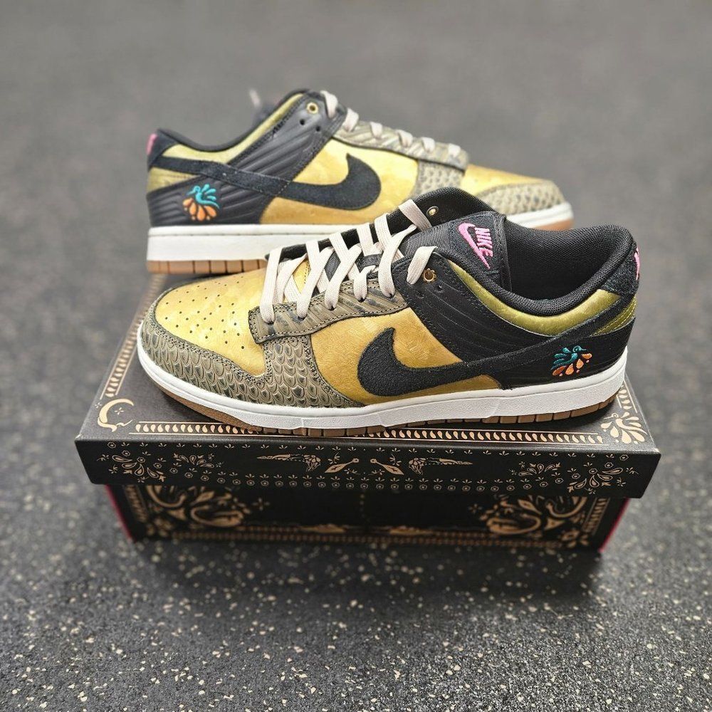NEW Nike Dunk Low Dia De Los Muertos Size 12W/ 10.5M FQ8148-010